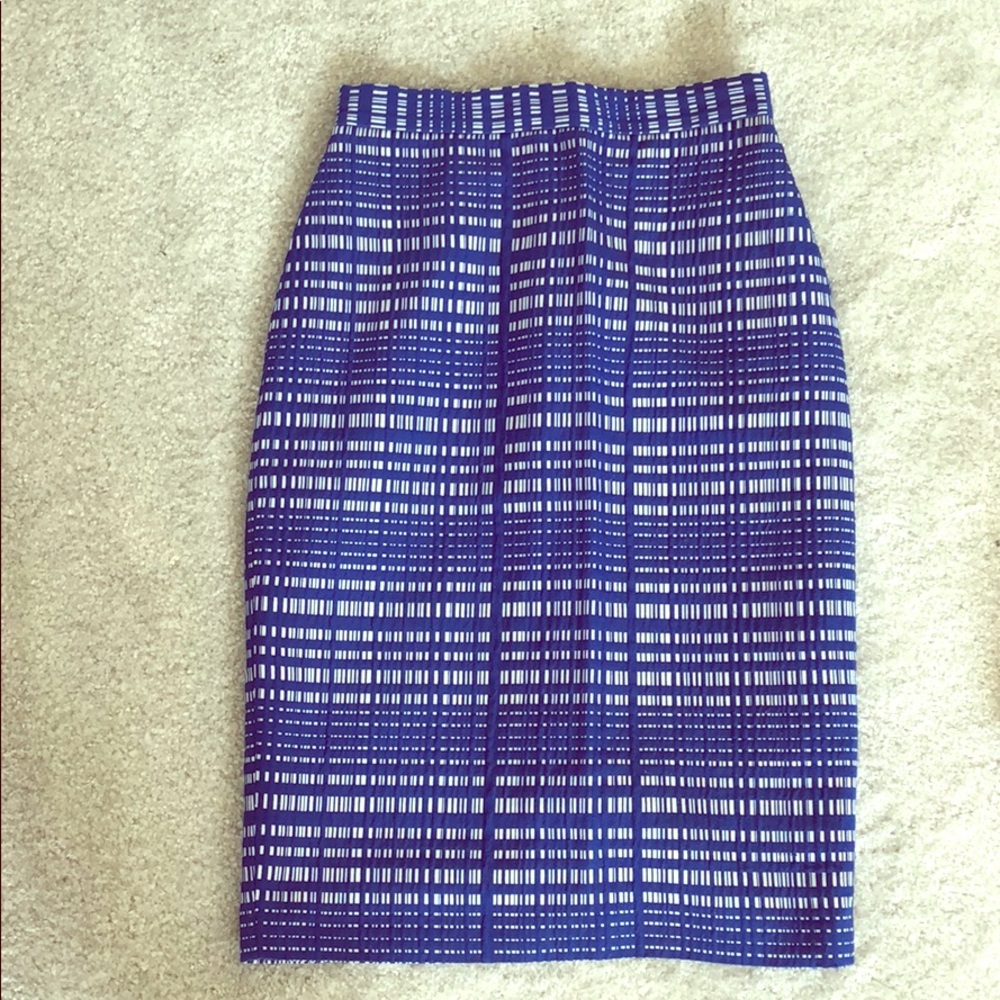 Banana Republic Patterned Pencil Skirt